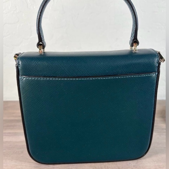 $249 retail Kate Spade Teal and Cream Shoulder Bag - Picture 6 of 9